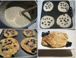 Blueberry Oatmeal Pancakes