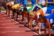 Start of Track Race